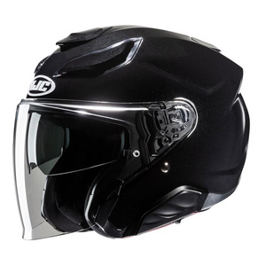 Kask motocyklowy otwarty HJC F31 metaliczny czarny