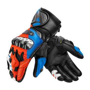 Rękawice motocyklowe SHIMA RS-3 BLUE czarny niebieski