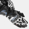 Rękawice motocyklowe sportowe skórzane Shima RS-3 biały