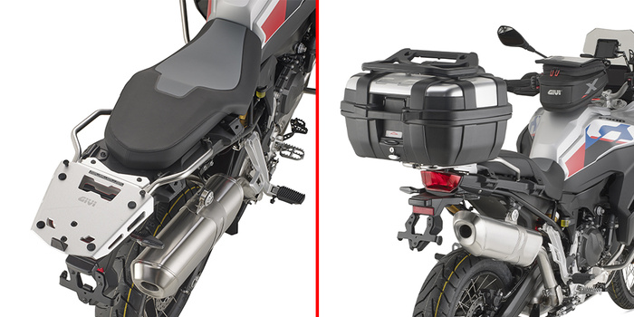 Stelaż kufra centralnego GIVI z aluminiową płytą Monokey dla BMW F 850 GS Adventure (2019-2022)