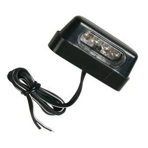 LAMPA 4 punktowe oświetlenie tablicy rejestracyjnej LED, białe, zatwierdzone do użytku drogowego