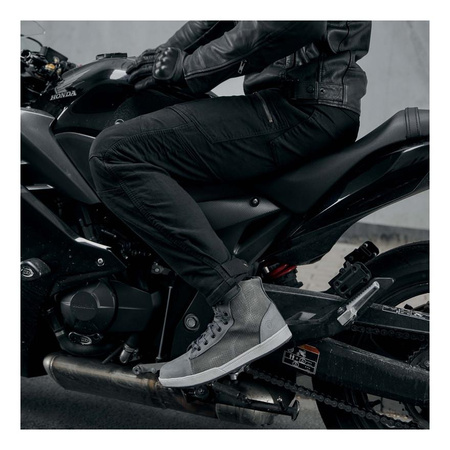 Jeansy motocyklowe Rebelhorn URBAN II czarny vintage