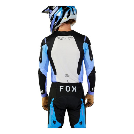 Bluza motocyklowa cross / mx FOX FLEXAIR MAGNETIC BLACK/PURPLE czarny fioletowy