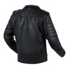 Kurtka motocyklowa skórzana ramoneska OZONE RAMONES MODERN matowy czarna