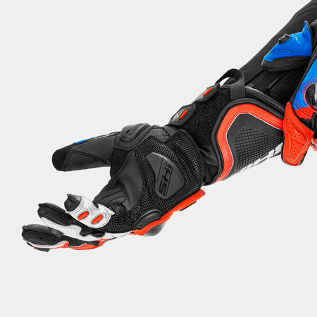 Rękawice motocyklowe SHIMA RS-3 BLUE czarny niebieski