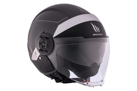 Kask motocyklowy MT VIALE SV S 68 UNIT MATT GREY szary czarny biały