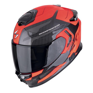Kask motocyklowy SCORPION EXO-GT SP AIR FLEX BLACK/FLUO RED czarny czerwony