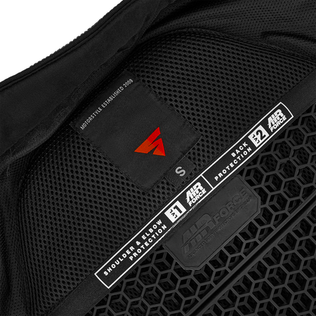 Kurtka motocyklowa tekstylna Shima RUSH 2.0 VENT czarny