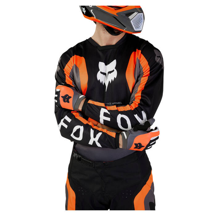 Bluza koszulka motocyklowa rowerowa cross offroad mtb FOX 180 Ballast czarny/szary