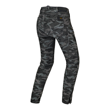 Spodnie jeans damskie SHIMA GIRO 3.0 LADY CAMO szary czarny