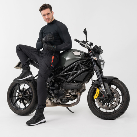 Spodnie motocyklowe Shima AKIRA czarny