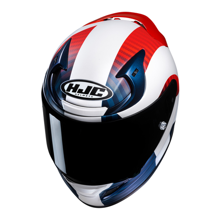 Kask motocyklowy integralny HJC RPHA 12 Ottin biały/czerwony