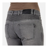 Damskie jeansy motocyklowe OZONE ROXY sprany czarne
