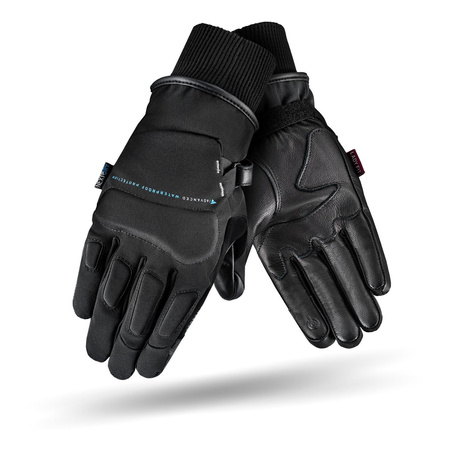 Damskie rękawice motocyklowe na zimę Shima OSLO WP czarny