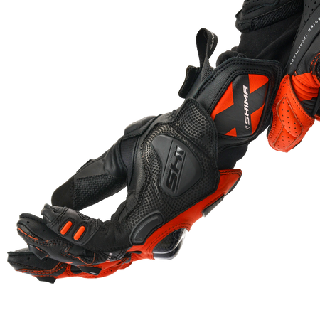 Rękawice motocyklowe Shima XRS-3 czerwony