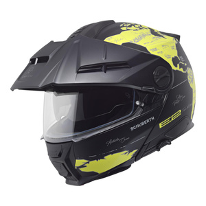 Kask motocyklowy SCHUBERTH E2 ECE ATLAS YELLOW czarny żółty fluo