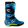 Dziecięce buty motocyklowe cross offroad mtb FOX Comp niebieski/żółty Junior