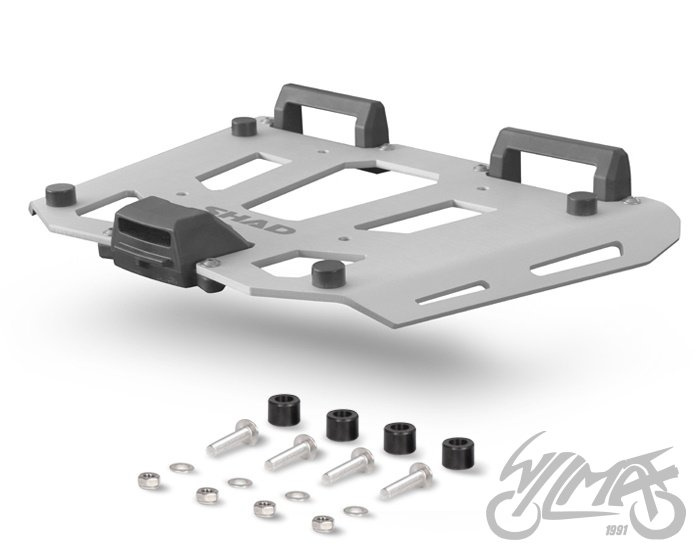 Płyta montażowa kufra centralnego motocyklowego SHAD Terra aluminiowa