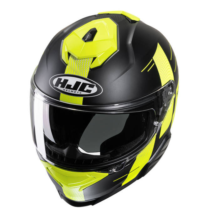 Kask motocyklowy HJC I71 Peka czarny/żółty