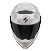 Kask motocyklowy SCORPION COVERT FX DRAGON GREY/SILVER szary srebrny