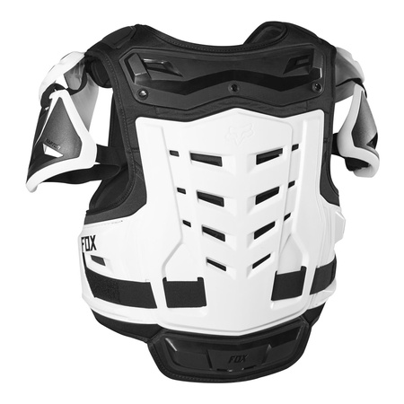 Buzer ochraniacz zbroja cross offroad mtb FOX Raptor czarny/biały