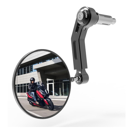 Lusterko motocyklowe OXFORD BAR END PRAWE BLACK czarny