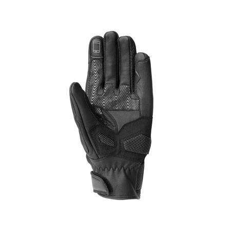 Rękawice motocyklowe MOTOID ALPHA BLACK czarny