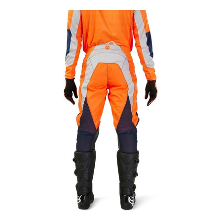 spodnie motocyklowe cross offroad FOX 180 Nitro Fluo pomarańczowy