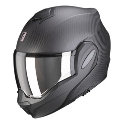 Kask motocyklowy SCORPION EXO-TECH EVO CARBON SOLID BLACK MATT czarny mat