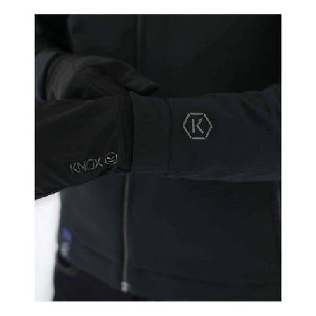 Rękawice motocyklowe KNOX WINDPROOF BLACK czarny