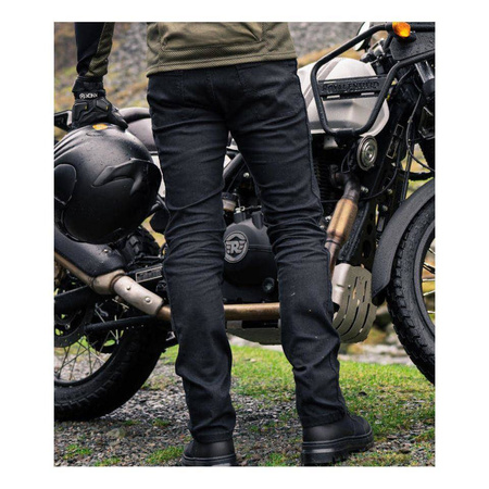 Spodnie jeans KNOX RICHMOND MK3 BLACK czarny