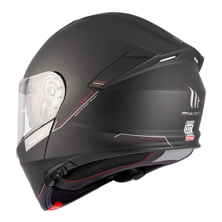 Kask motocyklowy MT GENESIS SV SOLID MATT BLACK czarny mat