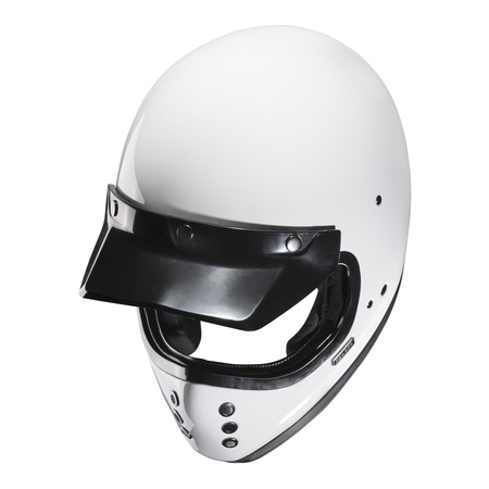 Kask motocyklowy integralny custom cruiser HJC V60 biały