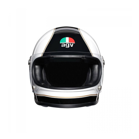 Kask motocyklowy AGV X3000 SUPER BLACK/WHITE biały czarny
