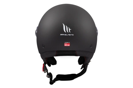 Kask motocyklowy MT STREET S SOLID MATT BLACK czarny mat
