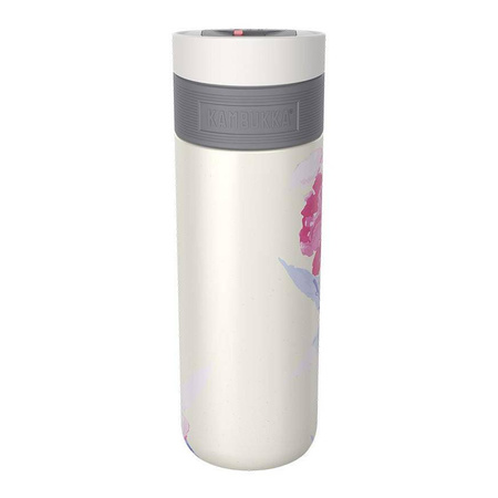 Kubek termiczny podróżny KAMBUKKA ETNA Pink Blossom 500ml biały różowy szary