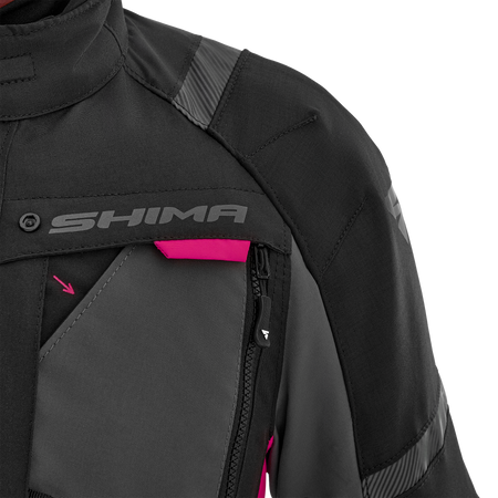 Damska kurtka motocyklowa tekstylna Shima HERO 2.0 różowy