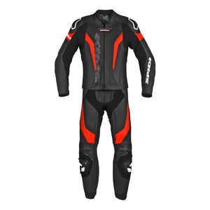 Kombinezon dwuczęściowy SPIDI LASER TOURING BLACK/RED czarny czerwony