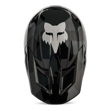 Kask dla dzieci motocyklowy cross offroad mtb FOX V1 Bnkr czarny Camo