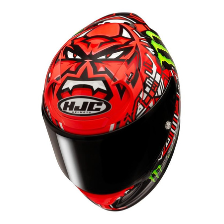Kask integralny HJC RPHA 12 QUARTARARO REPLICA 2 RED/BLACK czerwony czarny