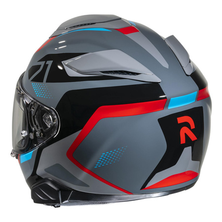 Kask motocyklowy integralny HJC RPHA 71 Hapel szary/czerwony