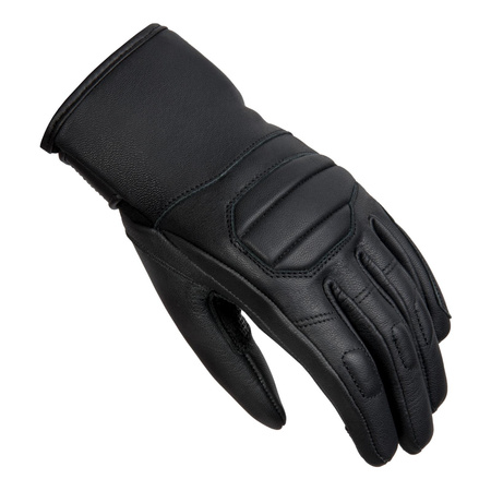 Dziecięce rękawice motocyklowe miejskie skórzane OZONE ROOKIE II JUNIOR czarne