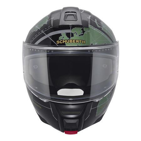 Kask motocyklowy SCHUBERTH C5 ECE GLOBE GREEN zielony czarny