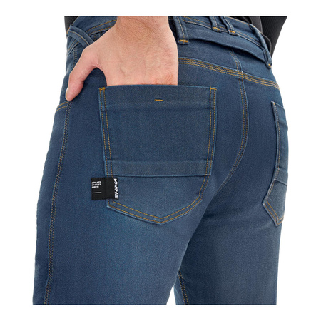 Spodnie jeans SHIMA RIDGE BLUE niebieski