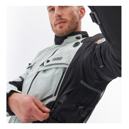 Kurtka motocyklowa tekstylna turystyczna Rebelhorn RANGE czarny-szary-złoty