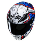 Kask motocyklowy integralny sportowy HJC RPHA 1 Garrett Gerloff Replica biały/czerwony