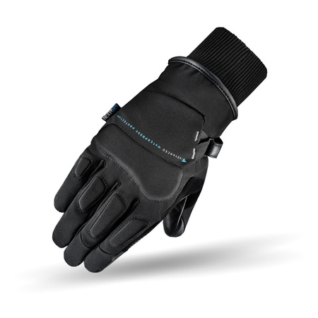 Damskie rękawice motocyklowe na zimę Shima OSLO WP czarny