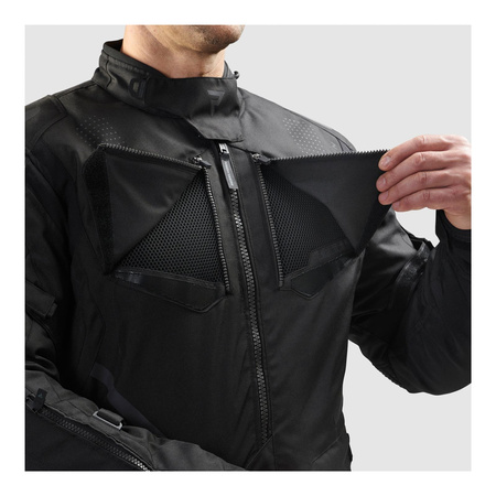 Kurtka motocyklowa tekstylna Rebelhorn HIKER IV czarny