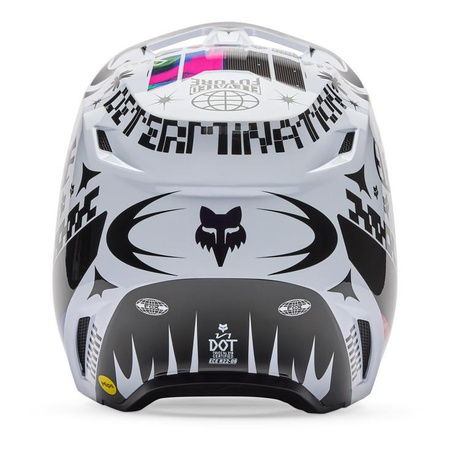 Kask cross FOX V1 IMAGE COSMO WHITE/BLACK biały czarny