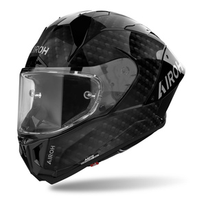 Kask motocyklowy AIROH GP800 FIM CARBON BLACK GLOSS czarny